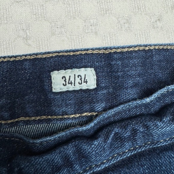 Ariat M7 Legacy Jeans Slim Fit Straight Leg Dark Wash Denim Mens 34x33 Western - Picture 4 of 15